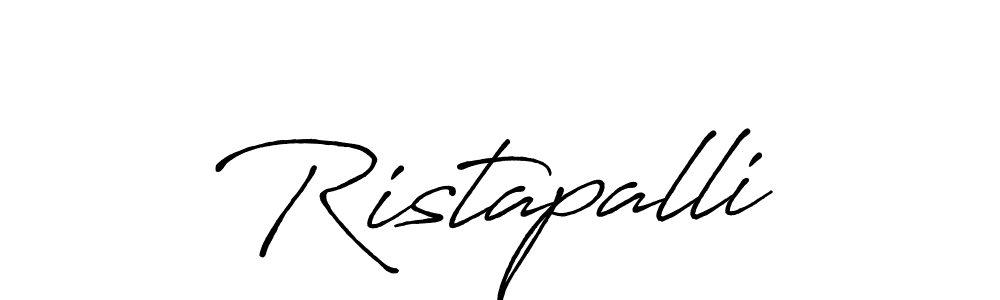 Ristapalli stylish signature style. Best Handwritten Sign (Antro_Vectra_Bolder) for my name. Handwritten Signature Collection Ideas for my name Ristapalli. Ristapalli signature style 7 images and pictures png