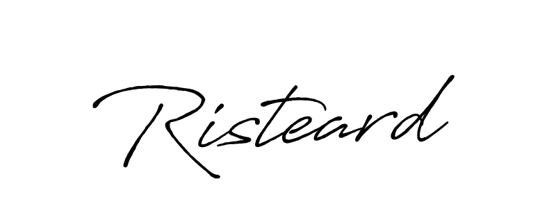 Create a beautiful signature design for name Risteard. With this signature (Antro_Vectra_Bolder) fonts, you can make a handwritten signature for free. Risteard signature style 7 images and pictures png