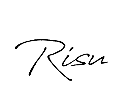 Make a beautiful signature design for name Risu. With this signature (Antro_Vectra_Bolder) style, you can create a handwritten signature for free. Risu signature style 7 images and pictures png