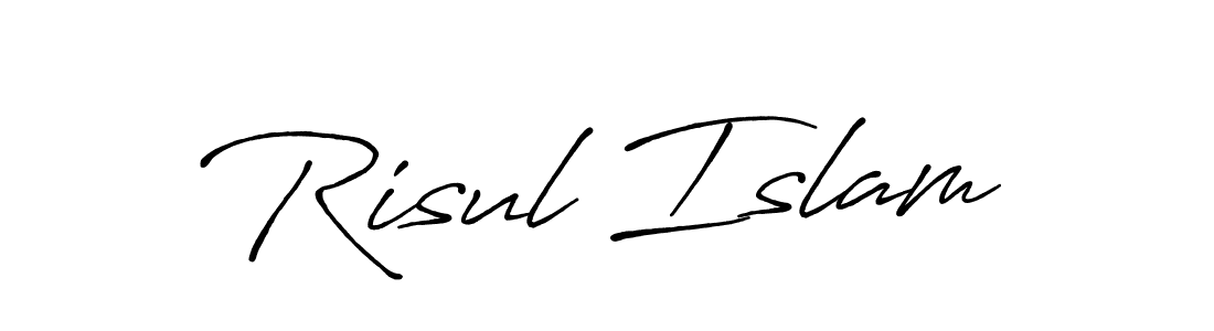 How to make Risul Islam signature? Antro_Vectra_Bolder is a professional autograph style. Create handwritten signature for Risul Islam name. Risul Islam signature style 7 images and pictures png