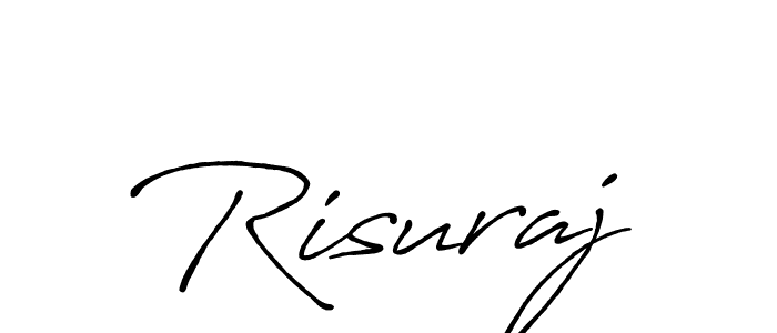 Also we have Risuraj name is the best signature style. Create professional handwritten signature collection using Antro_Vectra_Bolder autograph style. Risuraj signature style 7 images and pictures png