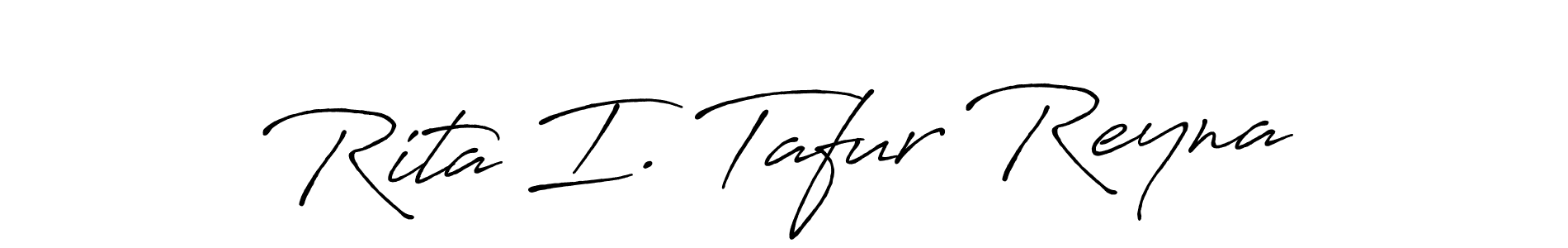 Best and Professional Signature Style for Rita I. Tafur Reyna. Antro_Vectra_Bolder Best Signature Style Collection. Rita I. Tafur Reyna signature style 7 images and pictures png