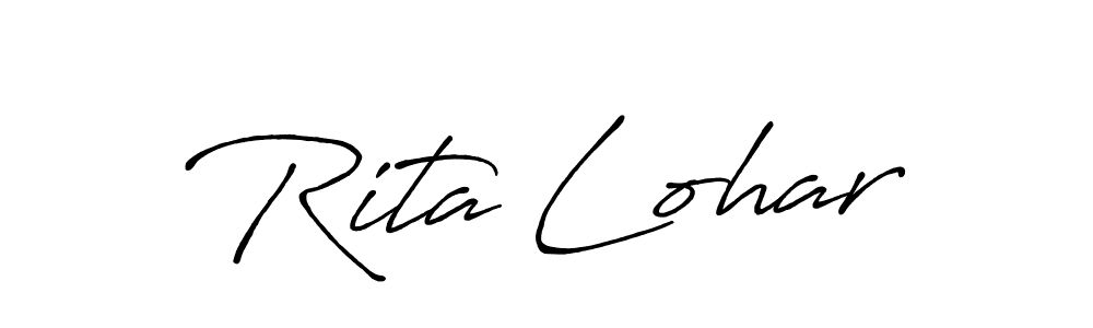 How to Draw Rita Lohar signature style? Antro_Vectra_Bolder is a latest design signature styles for name Rita Lohar. Rita Lohar signature style 7 images and pictures png
