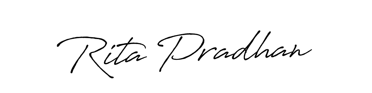 Make a beautiful signature design for name Rita Pradhan. Use this online signature maker to create a handwritten signature for free. Rita Pradhan signature style 7 images and pictures png