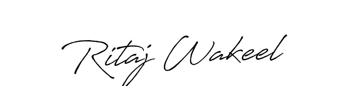 See photos of Ritaj Wakeel official signature by Spectra . Check more albums & portfolios. Read reviews & check more about Antro_Vectra_Bolder font. Ritaj Wakeel signature style 7 images and pictures png