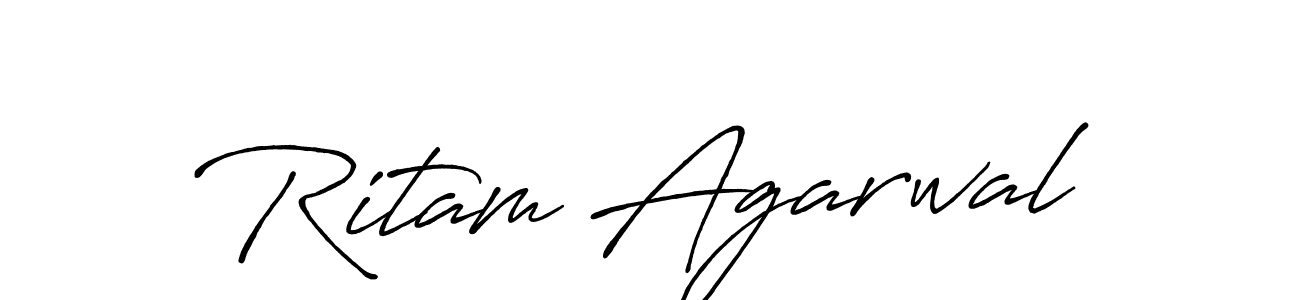 Make a beautiful signature design for name Ritam Agarwal. Use this online signature maker to create a handwritten signature for free. Ritam Agarwal signature style 7 images and pictures png