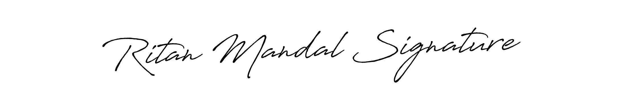 It looks lik you need a new signature style for name Ritan Mandal Signature. Design unique handwritten (Antro_Vectra_Bolder) signature with our free signature maker in just a few clicks. Ritan Mandal Signature signature style 7 images and pictures png