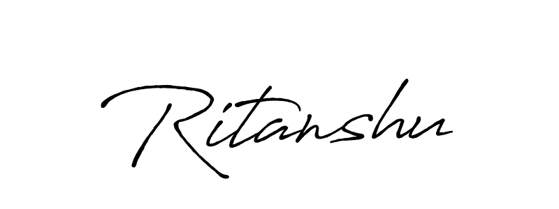 Similarly Antro_Vectra_Bolder is the best handwritten signature design. Signature creator online .You can use it as an online autograph creator for name Ritanshu. Ritanshu signature style 7 images and pictures png