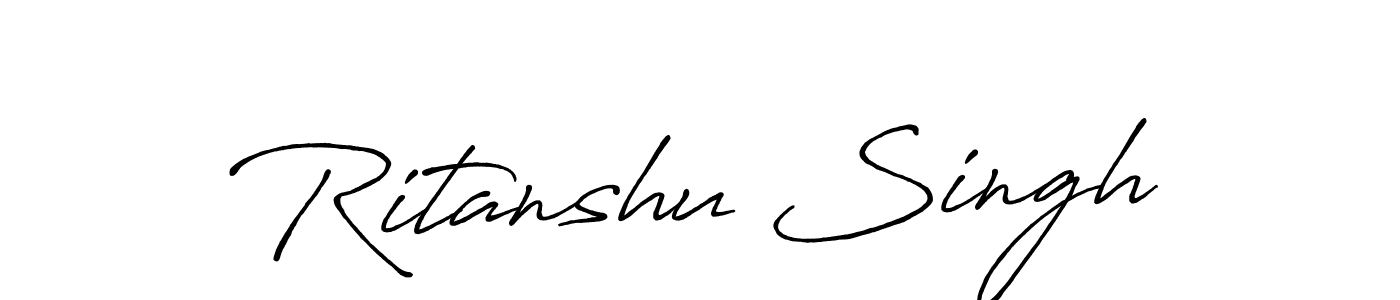 Make a short Ritanshu Singh signature style. Manage your documents anywhere anytime using Antro_Vectra_Bolder. Create and add eSignatures, submit forms, share and send files easily. Ritanshu Singh signature style 7 images and pictures png