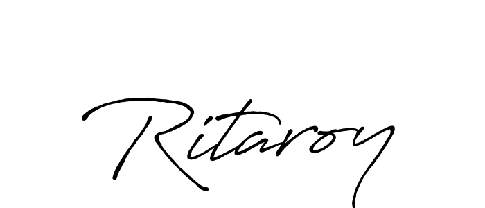 Once you've used our free online signature maker to create your best signature Antro_Vectra_Bolder style, it's time to enjoy all of the benefits that Ritaroy name signing documents. Ritaroy signature style 7 images and pictures png