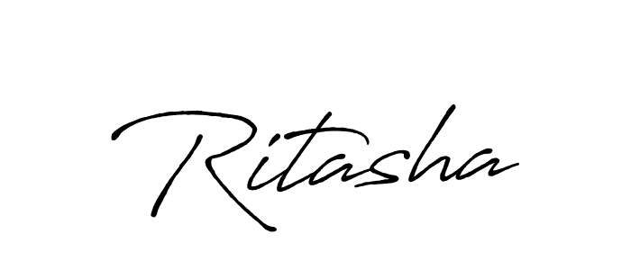 How to make Ritasha name signature. Use Antro_Vectra_Bolder style for creating short signs online. This is the latest handwritten sign. Ritasha signature style 7 images and pictures png