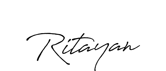 Also we have Ritayan name is the best signature style. Create professional handwritten signature collection using Antro_Vectra_Bolder autograph style. Ritayan signature style 7 images and pictures png