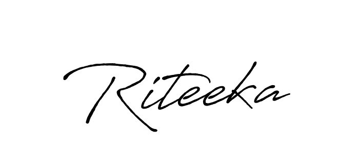 if you are searching for the best signature style for your name Riteeka. so please give up your signature search. here we have designed multiple signature styles  using Antro_Vectra_Bolder. Riteeka signature style 7 images and pictures png