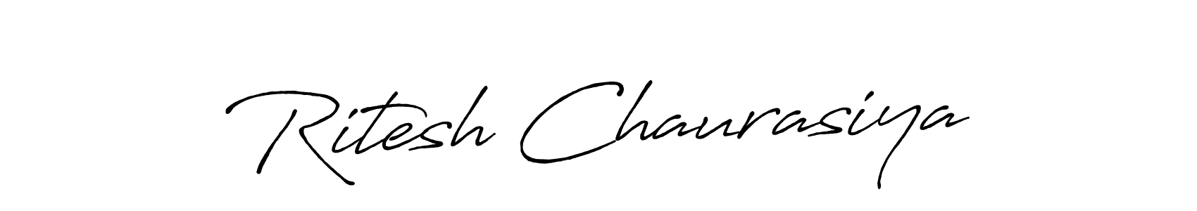 You should practise on your own different ways (Antro_Vectra_Bolder) to write your name (Ritesh Chaurasiya) in signature. don't let someone else do it for you. Ritesh Chaurasiya signature style 7 images and pictures png