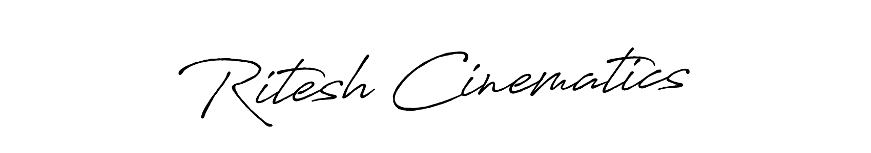 How to Draw Ritesh Cinematics signature style? Antro_Vectra_Bolder is a latest design signature styles for name Ritesh Cinematics. Ritesh Cinematics signature style 7 images and pictures png