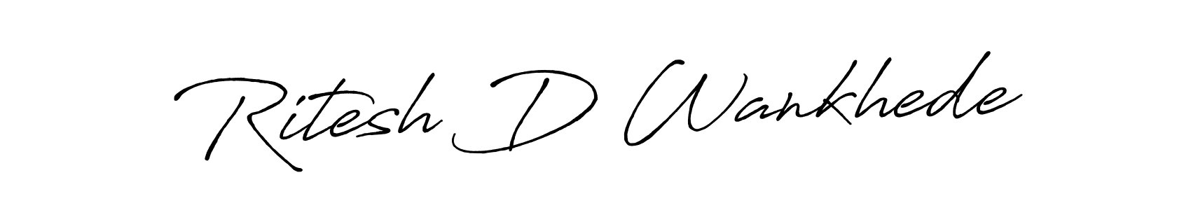 How to Draw Ritesh D Wankhede signature style? Antro_Vectra_Bolder is a latest design signature styles for name Ritesh D Wankhede. Ritesh D Wankhede signature style 7 images and pictures png