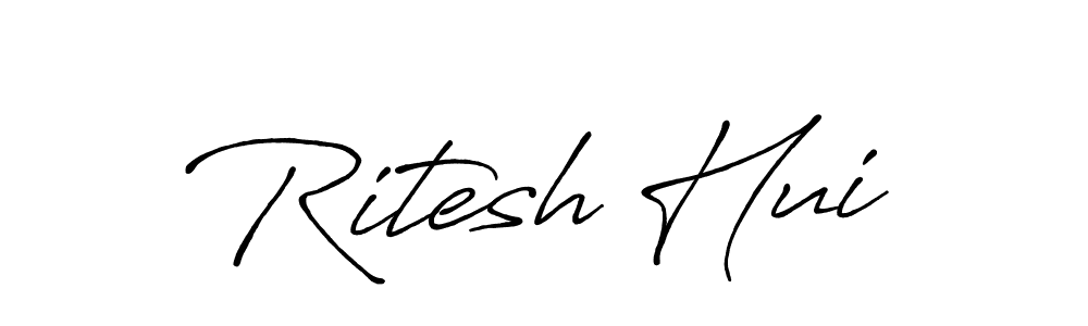 Make a beautiful signature design for name Ritesh Hui. Use this online signature maker to create a handwritten signature for free. Ritesh Hui signature style 7 images and pictures png