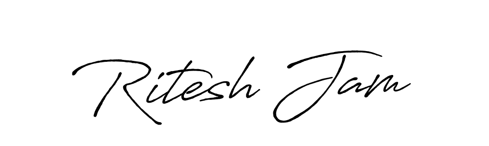 You can use this online signature creator to create a handwritten signature for the name Ritesh Jam. This is the best online autograph maker. Ritesh Jam signature style 7 images and pictures png