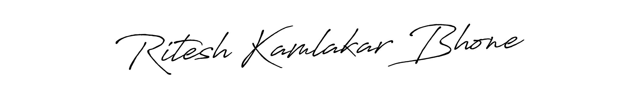 Make a beautiful signature design for name Ritesh Kamlakar Bhone. Use this online signature maker to create a handwritten signature for free. Ritesh Kamlakar Bhone signature style 7 images and pictures png