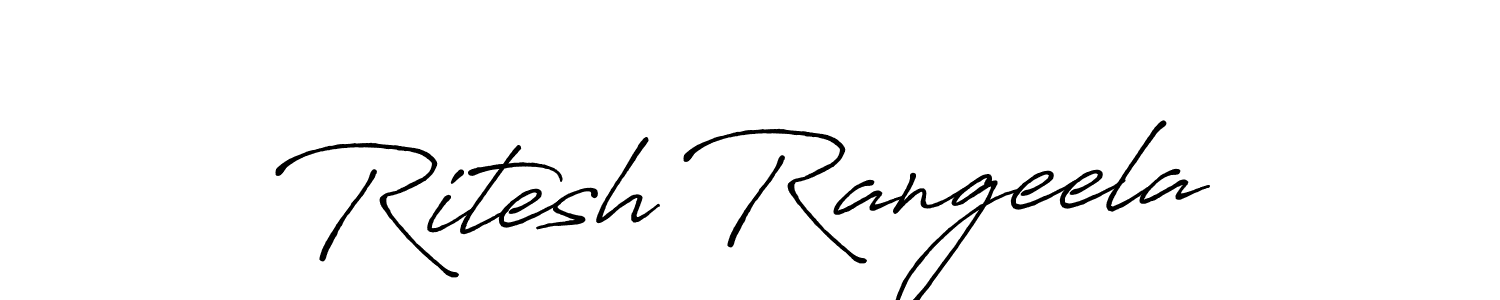 if you are searching for the best signature style for your name Ritesh Rangeela. so please give up your signature search. here we have designed multiple signature styles  using Antro_Vectra_Bolder. Ritesh Rangeela signature style 7 images and pictures png