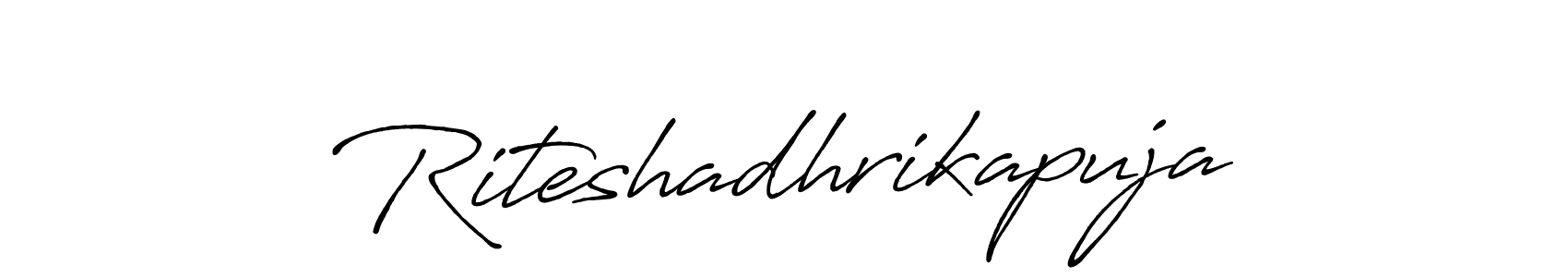 Also You can easily find your signature by using the search form. We will create Riteshadhrikapuja name handwritten signature images for you free of cost using Antro_Vectra_Bolder sign style. Riteshadhrikapuja signature style 7 images and pictures png