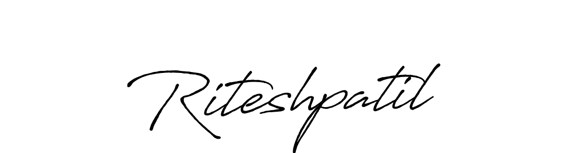 The best way (Antro_Vectra_Bolder) to make a short signature is to pick only two or three words in your name. The name Riteshpatil include a total of six letters. For converting this name. Riteshpatil signature style 7 images and pictures png