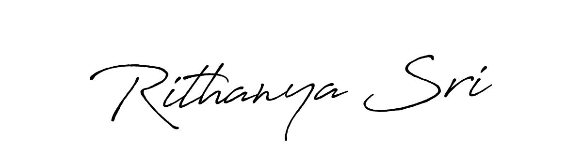 Make a beautiful signature design for name Rithanya Sri. Use this online signature maker to create a handwritten signature for free. Rithanya Sri signature style 7 images and pictures png