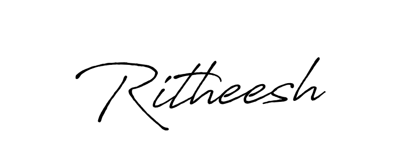 Once you've used our free online signature maker to create your best signature Antro_Vectra_Bolder style, it's time to enjoy all of the benefits that Ritheesh name signing documents. Ritheesh signature style 7 images and pictures png