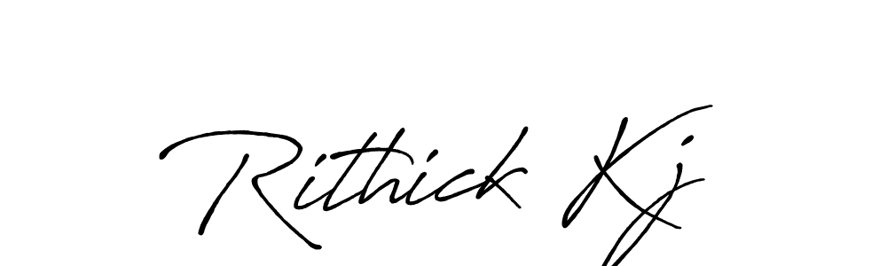 Make a short Rithick Kj signature style. Manage your documents anywhere anytime using Antro_Vectra_Bolder. Create and add eSignatures, submit forms, share and send files easily. Rithick Kj signature style 7 images and pictures png