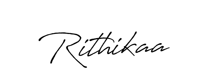 How to make Rithikaa signature? Antro_Vectra_Bolder is a professional autograph style. Create handwritten signature for Rithikaa name. Rithikaa signature style 7 images and pictures png