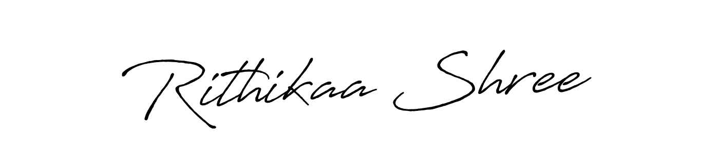 How to make Rithikaa Shree signature? Antro_Vectra_Bolder is a professional autograph style. Create handwritten signature for Rithikaa Shree name. Rithikaa Shree signature style 7 images and pictures png