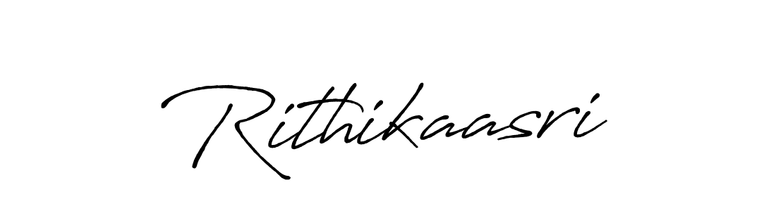 Also we have Rithikaasri name is the best signature style. Create professional handwritten signature collection using Antro_Vectra_Bolder autograph style. Rithikaasri signature style 7 images and pictures png