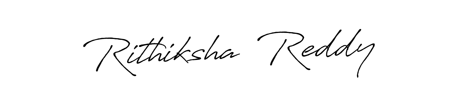 You should practise on your own different ways (Antro_Vectra_Bolder) to write your name (Rithiksha  Reddy) in signature. don't let someone else do it for you. Rithiksha  Reddy signature style 7 images and pictures png