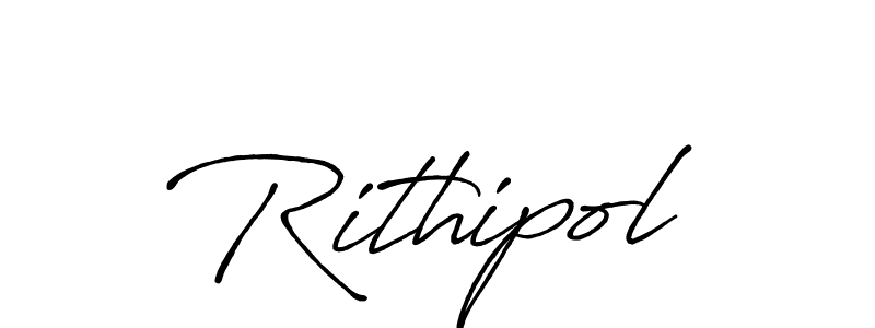 Also You can easily find your signature by using the search form. We will create Rithipol name handwritten signature images for you free of cost using Antro_Vectra_Bolder sign style. Rithipol signature style 7 images and pictures png