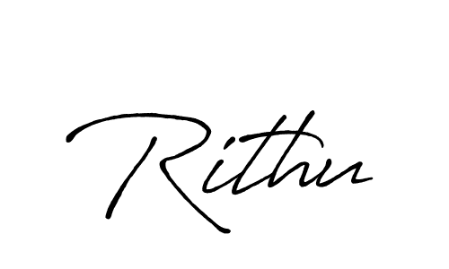 Rithu stylish signature style. Best Handwritten Sign (Antro_Vectra_Bolder) for my name. Handwritten Signature Collection Ideas for my name Rithu. Rithu signature style 7 images and pictures png