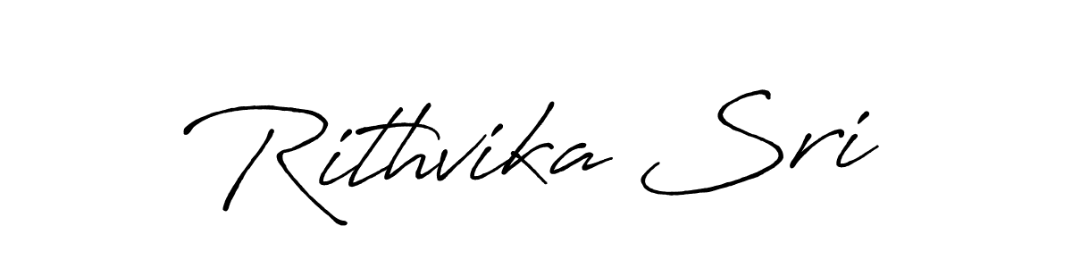 Also we have Rithvika Sri name is the best signature style. Create professional handwritten signature collection using Antro_Vectra_Bolder autograph style. Rithvika Sri signature style 7 images and pictures png