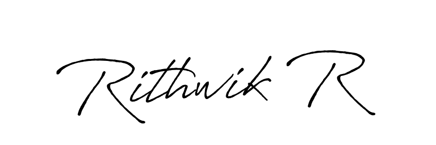 You should practise on your own different ways (Antro_Vectra_Bolder) to write your name (Rithwik R) in signature. don't let someone else do it for you. Rithwik R signature style 7 images and pictures png