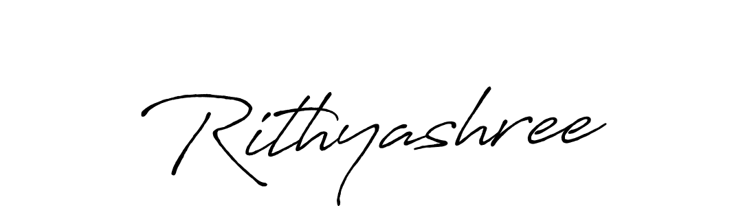 Rithyashree stylish signature style. Best Handwritten Sign (Antro_Vectra_Bolder) for my name. Handwritten Signature Collection Ideas for my name Rithyashree. Rithyashree signature style 7 images and pictures png