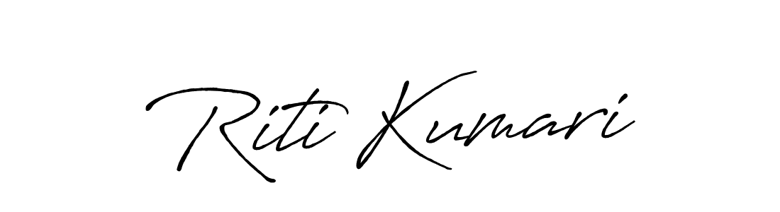 It looks lik you need a new signature style for name Riti Kumari. Design unique handwritten (Antro_Vectra_Bolder) signature with our free signature maker in just a few clicks. Riti Kumari signature style 7 images and pictures png