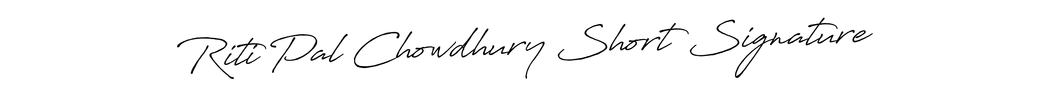 How to make Riti Pal Chowdhury Short Signature signature? Antro_Vectra_Bolder is a professional autograph style. Create handwritten signature for Riti Pal Chowdhury Short Signature name. Riti Pal Chowdhury Short Signature signature style 7 images and pictures png