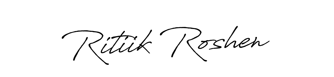 Here are the top 10 professional signature styles for the name Ritiik Roshen. These are the best autograph styles you can use for your name. Ritiik Roshen signature style 7 images and pictures png