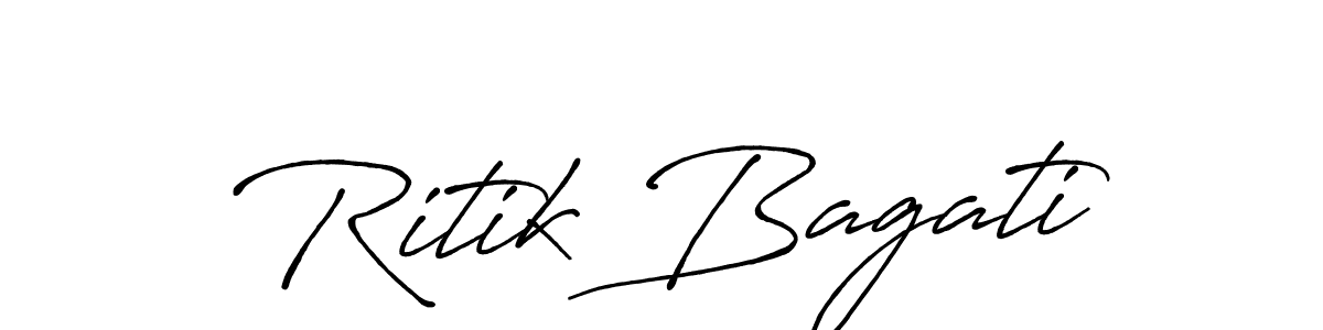 Make a short Ritik Bagati signature style. Manage your documents anywhere anytime using Antro_Vectra_Bolder. Create and add eSignatures, submit forms, share and send files easily. Ritik Bagati signature style 7 images and pictures png