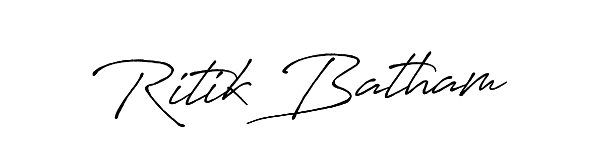 Once you've used our free online signature maker to create your best signature Antro_Vectra_Bolder style, it's time to enjoy all of the benefits that Ritik Batham name signing documents. Ritik Batham signature style 7 images and pictures png