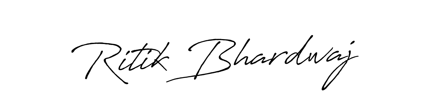 The best way (Antro_Vectra_Bolder) to make a short signature is to pick only two or three words in your name. The name Ritik Bhardwaj include a total of six letters. For converting this name. Ritik Bhardwaj signature style 7 images and pictures png