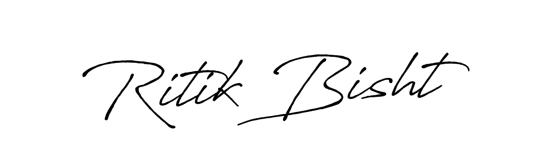 Also You can easily find your signature by using the search form. We will create Ritik Bisht name handwritten signature images for you free of cost using Antro_Vectra_Bolder sign style. Ritik Bisht signature style 7 images and pictures png