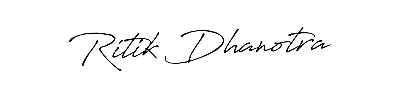 Here are the top 10 professional signature styles for the name Ritik Dhanotra. These are the best autograph styles you can use for your name. Ritik Dhanotra signature style 7 images and pictures png