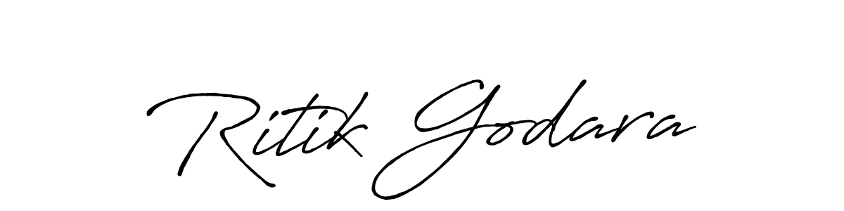 The best way (Antro_Vectra_Bolder) to make a short signature is to pick only two or three words in your name. The name Ritik Godara include a total of six letters. For converting this name. Ritik Godara signature style 7 images and pictures png