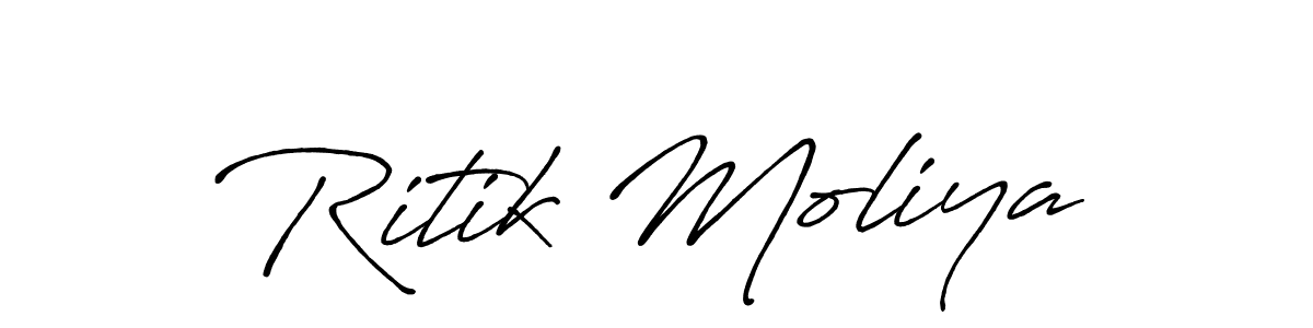 How to Draw Ritik Moliya signature style? Antro_Vectra_Bolder is a latest design signature styles for name Ritik Moliya. Ritik Moliya signature style 7 images and pictures png