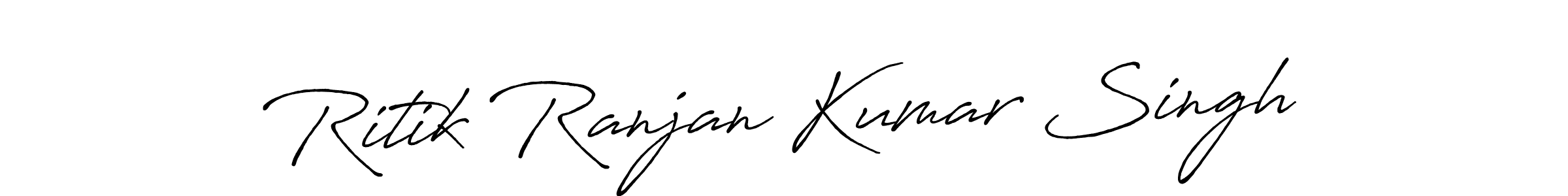 Make a beautiful signature design for name Ritik Ranjan Kumar Singh. Use this online signature maker to create a handwritten signature for free. Ritik Ranjan Kumar Singh signature style 7 images and pictures png