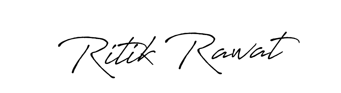 You should practise on your own different ways (Antro_Vectra_Bolder) to write your name (Ritik Rawat) in signature. don't let someone else do it for you. Ritik Rawat signature style 7 images and pictures png